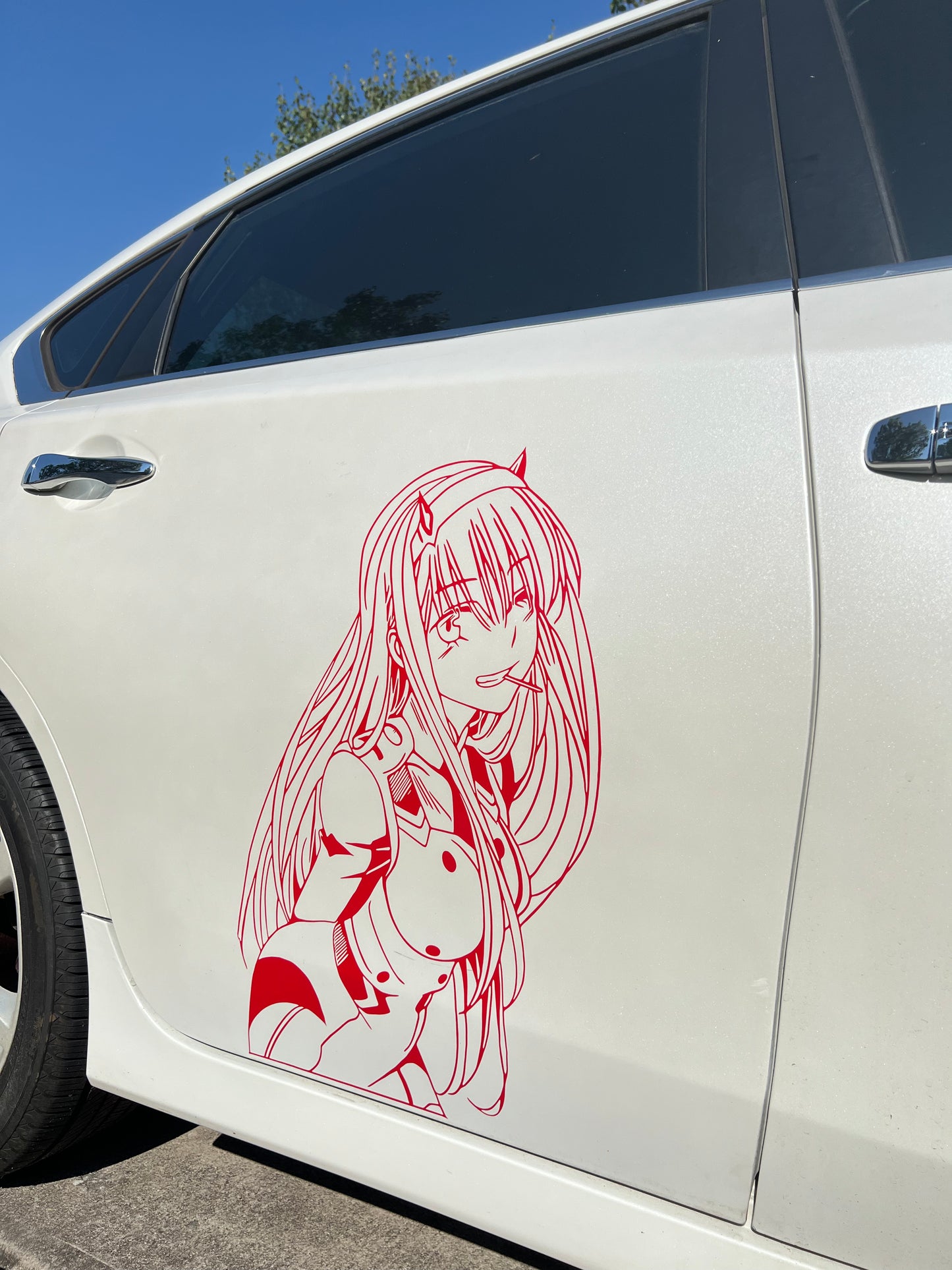 Large Anime Girl 02 Car Graphic | Anime | Vinyl Car Truck Wall Decals | Stickers | Removable | SVG | Birthday Gifts | Fathers Day Gift