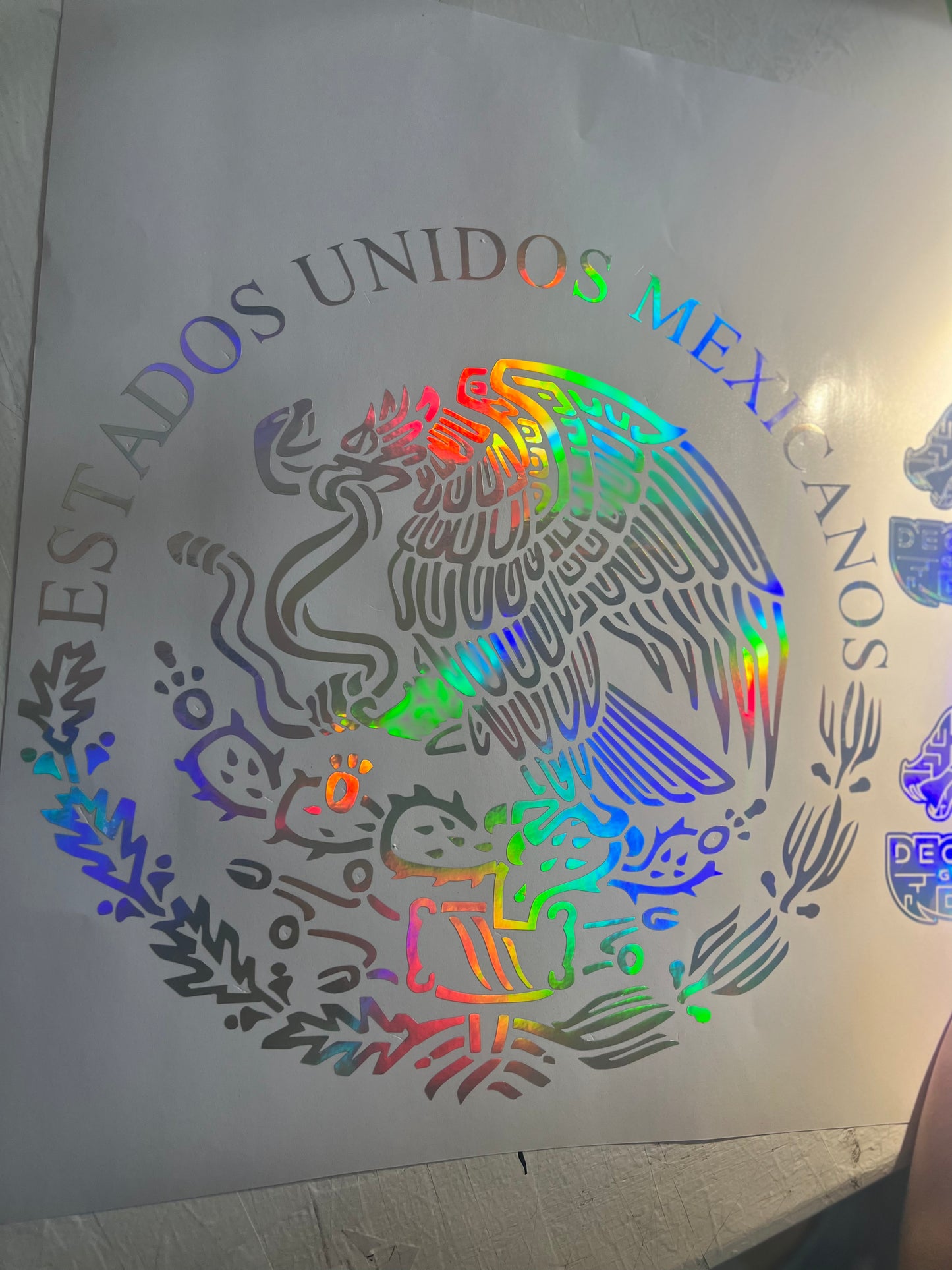 Escudo De Mexico Decal