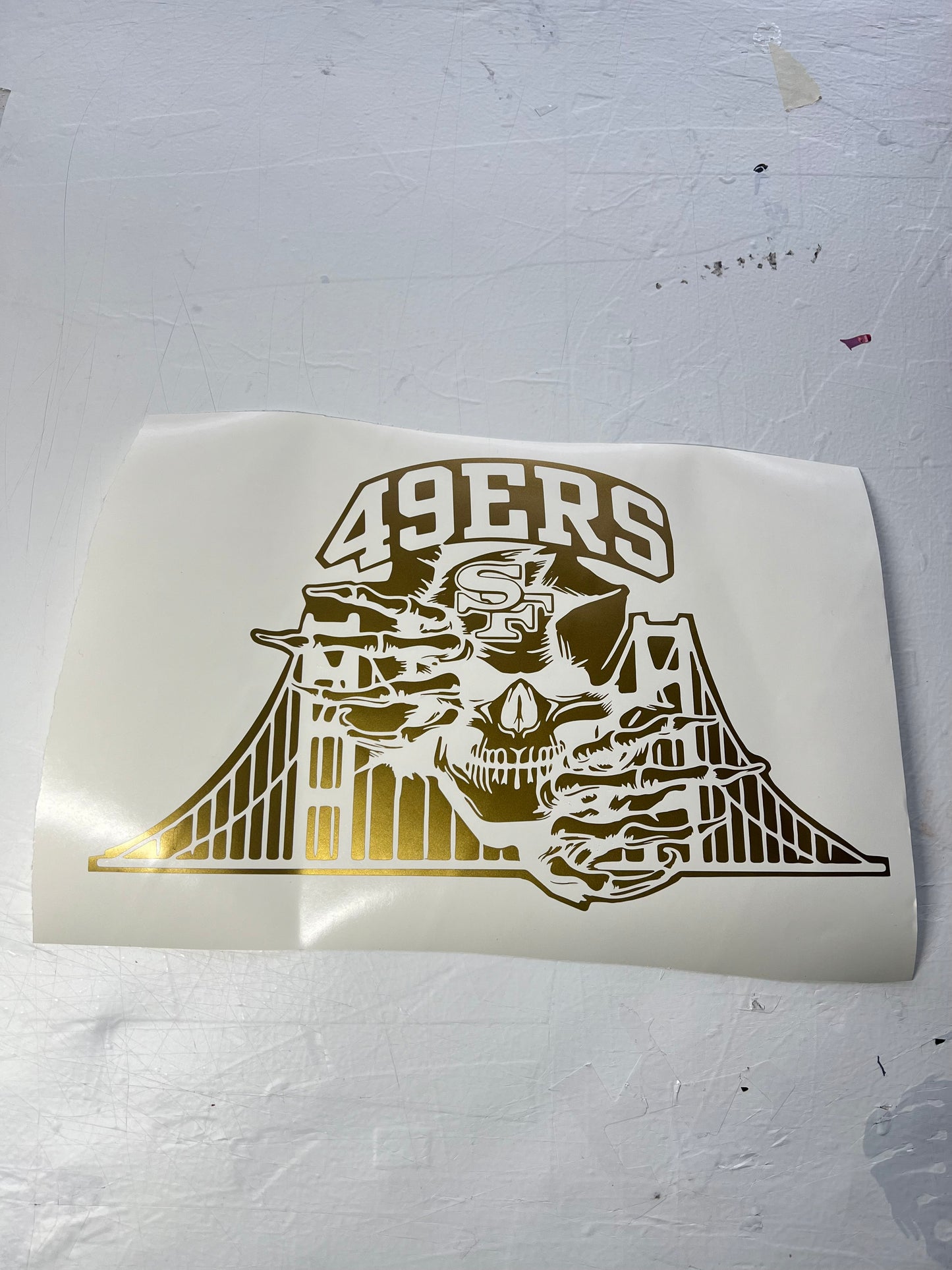 49ers Car Graphic Decal | Vinyl Car Truck Wall Decals | Stickers | Removable | SVG |Mothers day |Birthday Gift | Fathers Day Gif