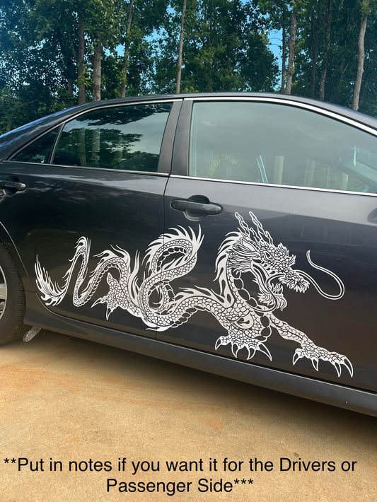 Dragon 4Large Decal Vinyl For Cars Trucks Wall Decals | Stickers | Removable | SVG | Mothers day Gifts |Birthday Gifts | Fathers Day Gift