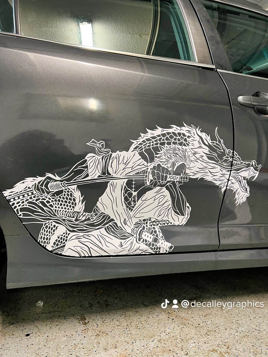 Dragon zoro Large Decal Vinyl For Cars Trucks Wall Decals | Stickers | Removable | SVG | Mothers day Gifts |Birthday Gifts | Fathers Day Gift