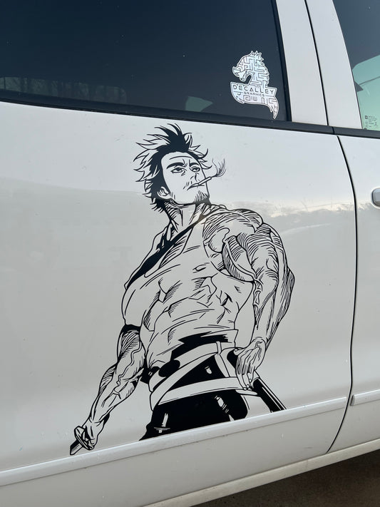 Large Anime Car Graphic | Anime | Vinyl Car Truck Wall Decals | Stickers | Removable | SVG | Birthday Gifts | Fathers Day Gift