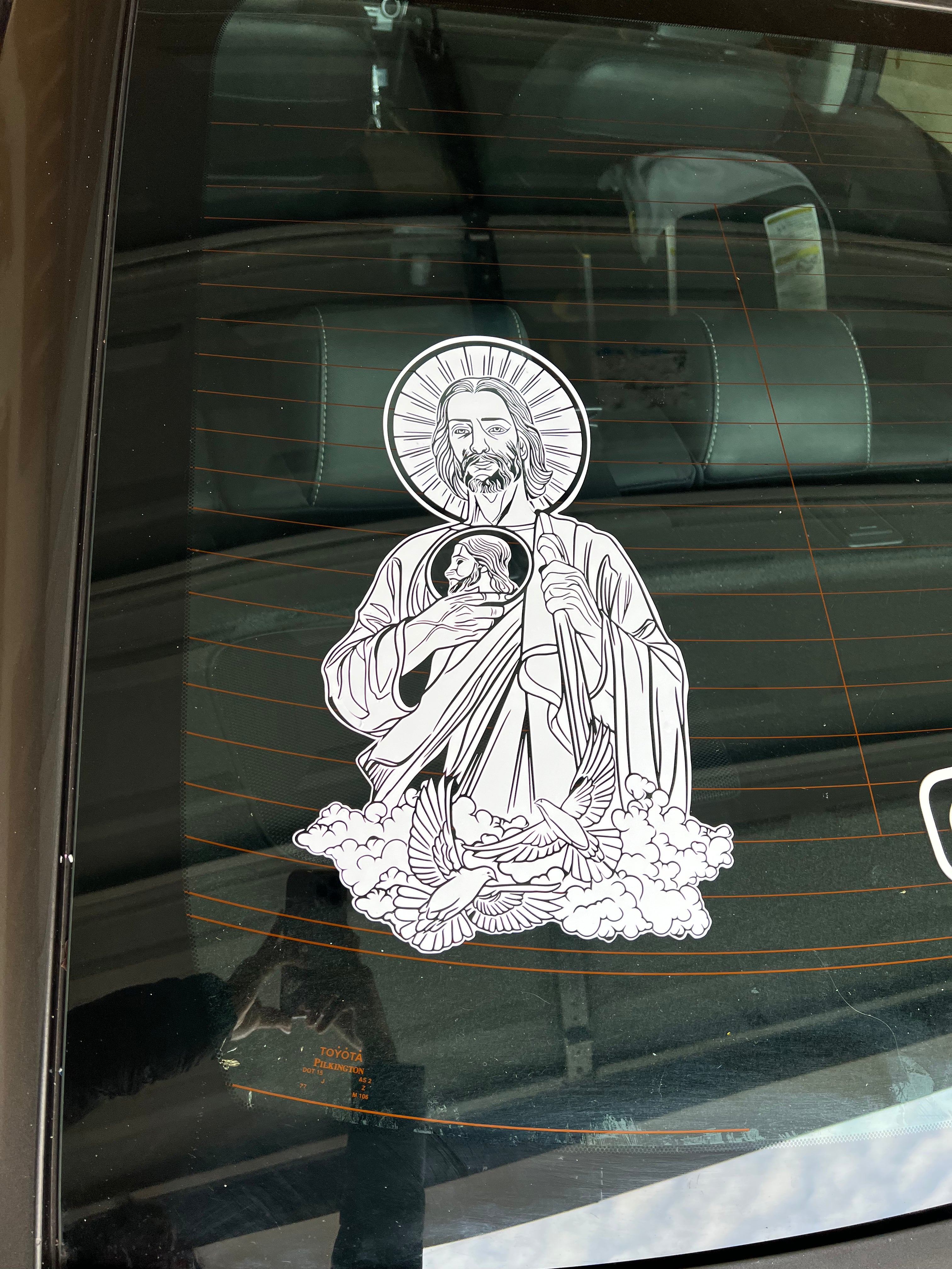 San Judas 2 Large Car Graphic Decal | Vinyl Car Truck Wall Decals | St ...