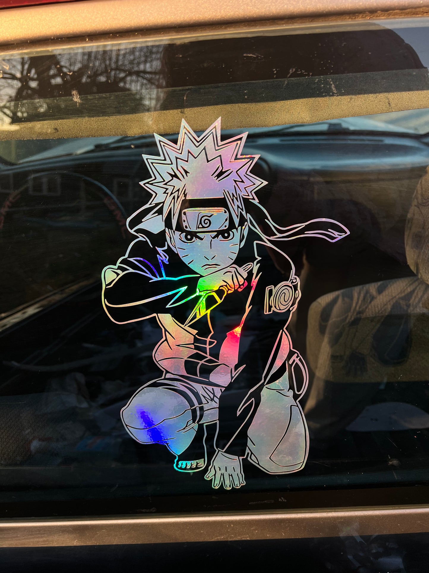 Naruto Design 2 for Dark color cars Large Car Graphic Decal | Vinyl Car Truck Wall Decals | Stickers | Removable | SVG |Mothers day |Birthday Gift | Fathers Day Gift