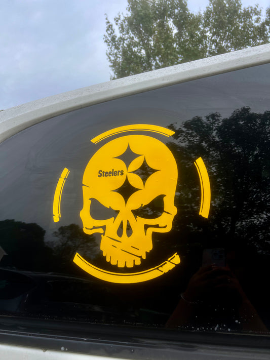 Steelers Car Graphic Decal | Vinyl Car Truck Wall Decals | Stickers | Removable | SVG |Mothers day |Birthday Gift | Fathers Day Gif