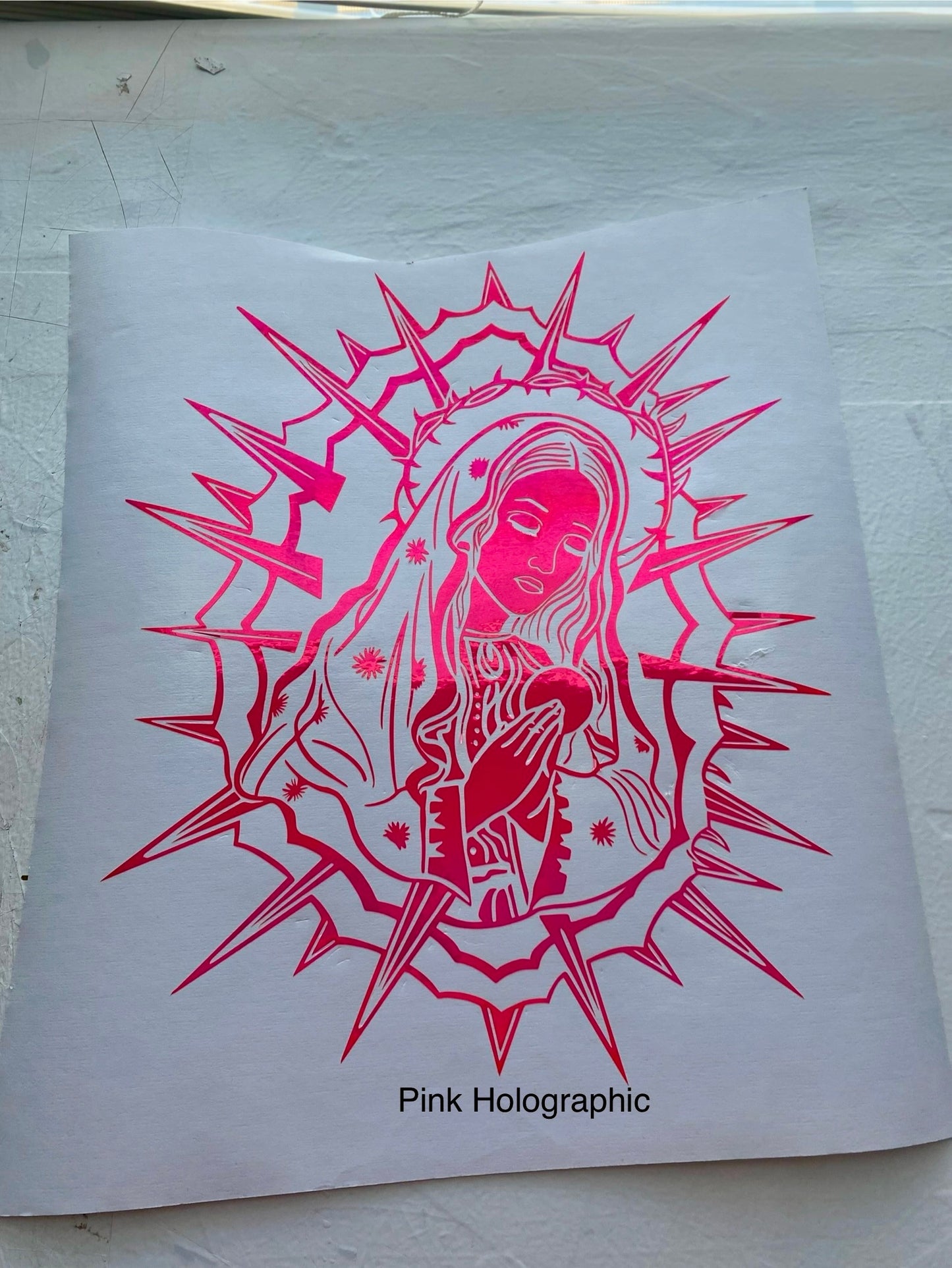 Virgen De Guadalupe Decal Design 2