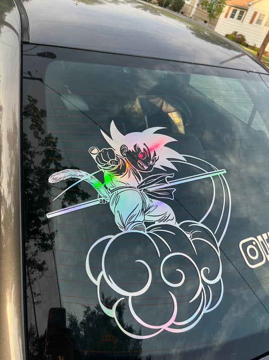 Large Anime dbz Car Graphic | Anime | Vinyl Car Truck Wall Decals | Stickers | Removable | SVG | Birthday Gifts | Fathers Day Gift