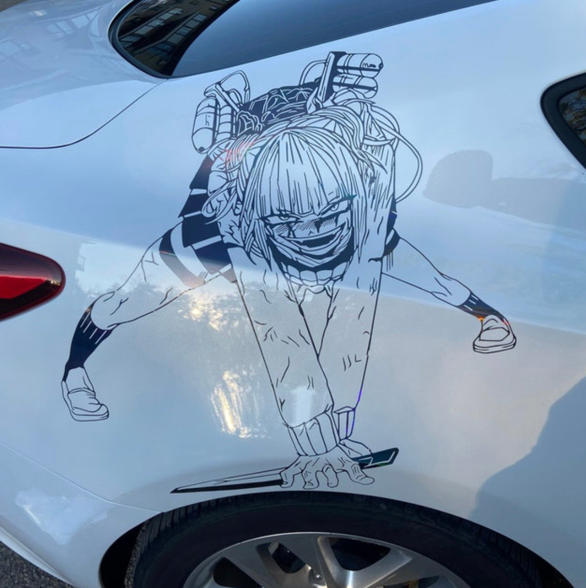 Girl Large Anime Car Graphic | Anime | Vinyl Car Truck Wall Decals | Stickers | Removable | SVG | Birthday Gifts | Fathers Day Gift