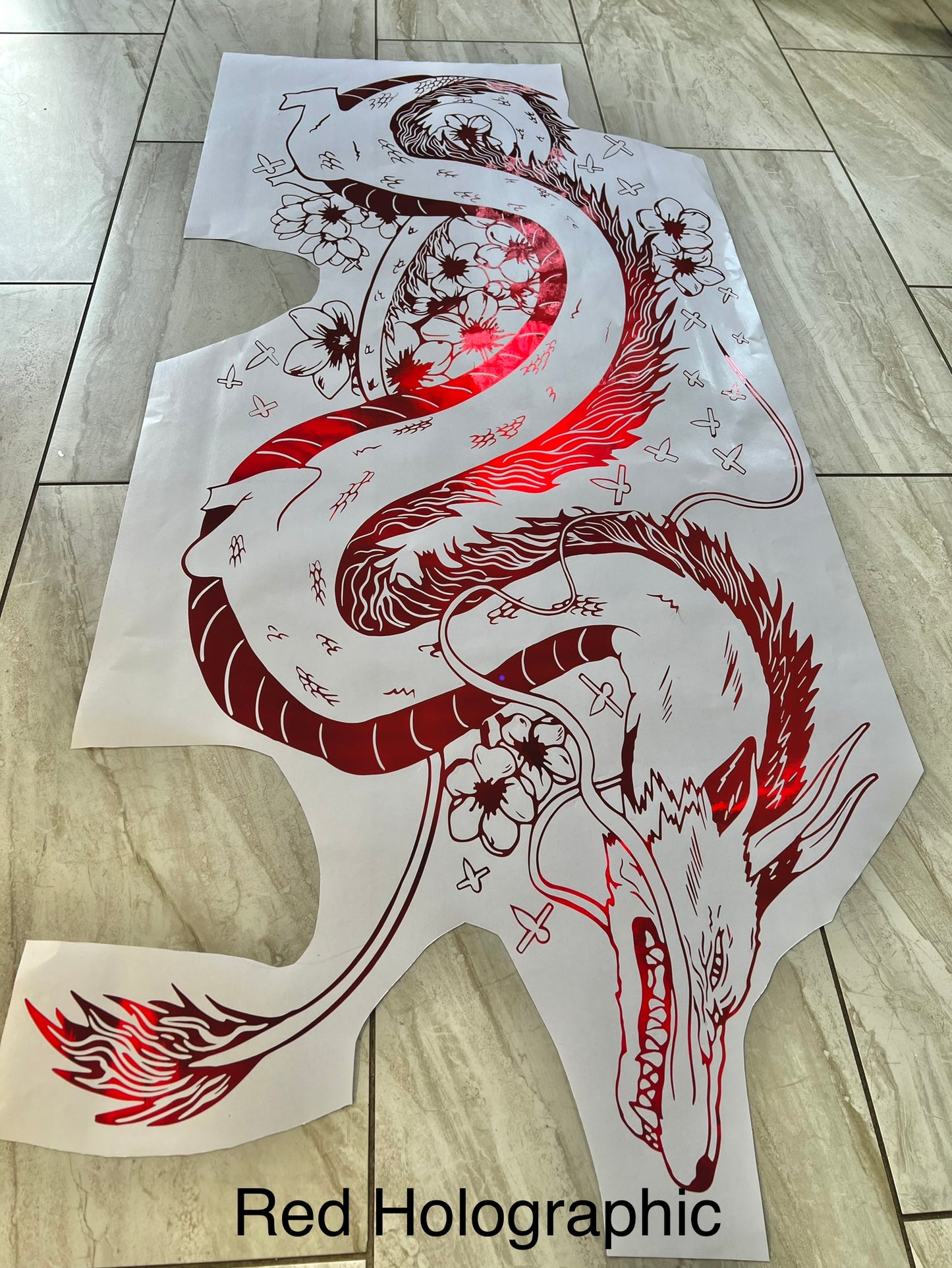 Dragon Large Decal Vinyl For Cars Trucks Wall Decals | Stickers | Removable | SVG | Mothers day Gifts |Birthday Gifts | Fathers Day Gift