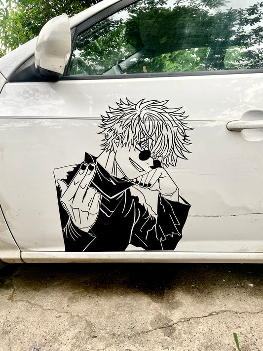 Large Anime Car Graphic | Anime | Vinyl Car Truck Wall Decals | Stickers | Removable | SVG | Birthday Gifts | Fathers Day Gift