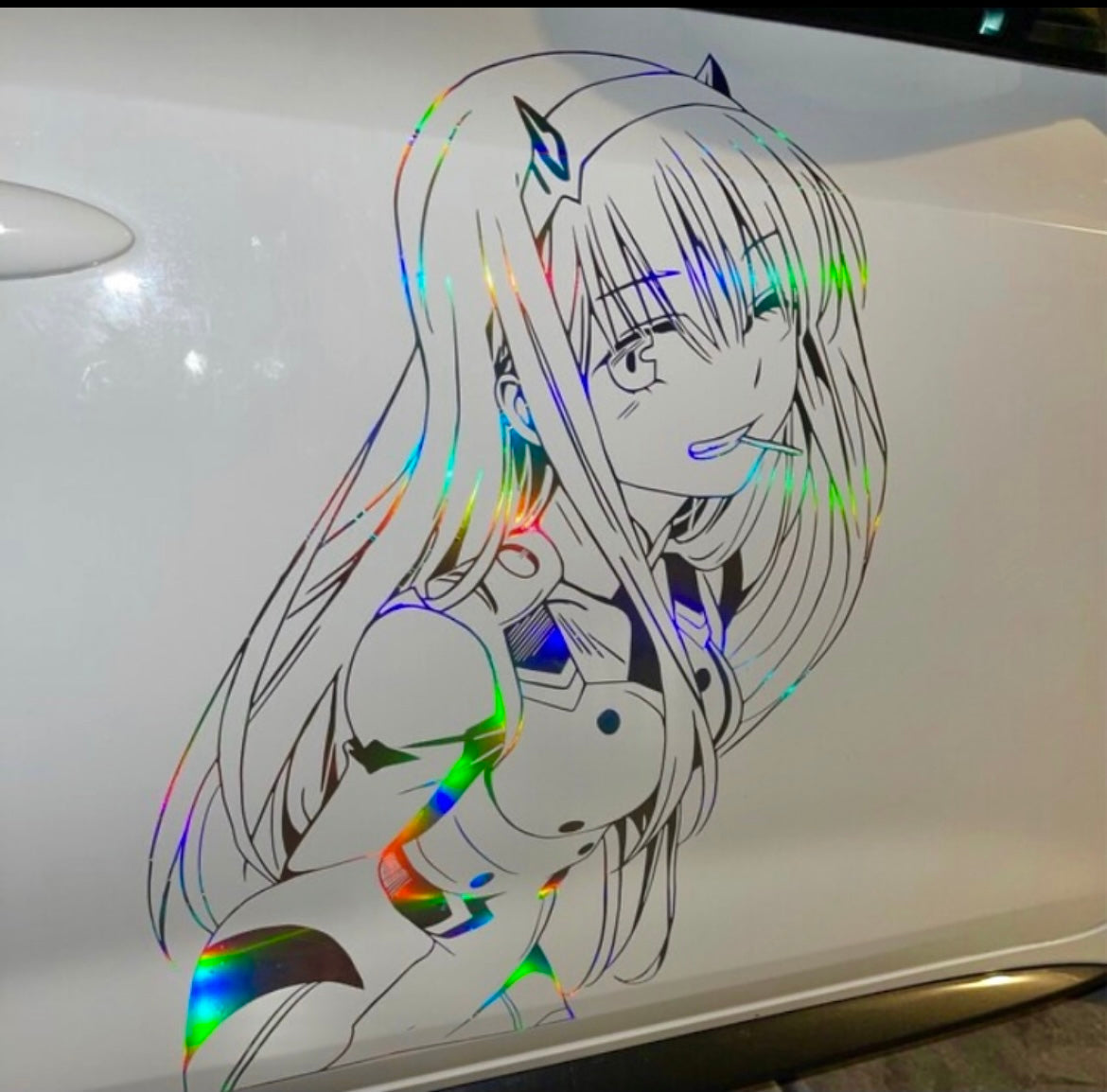 Large Anime Girl 02 Car Graphic | Anime | Vinyl Car Truck Wall Decals |  Stickers | Removable | SVG | Birthday Gifts | Fathers Day Gift