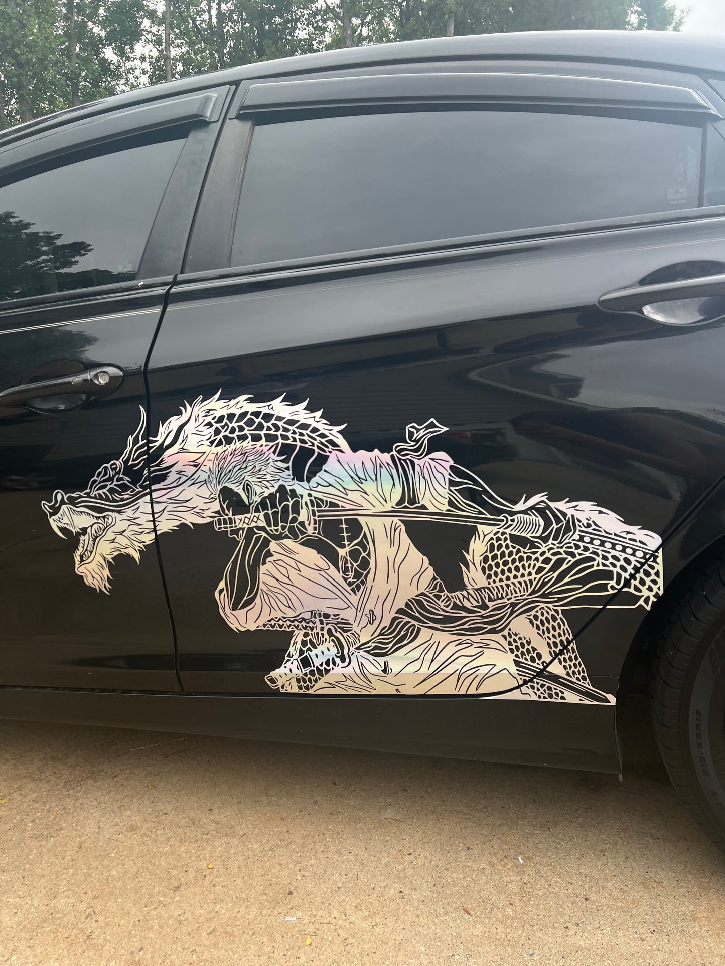 Dragon zoro Large Decal Vinyl For Cars Trucks Wall Decals | Stickers | Removable | SVG | Mothers day Gifts |Birthday Gifts | Fathers Day Gift