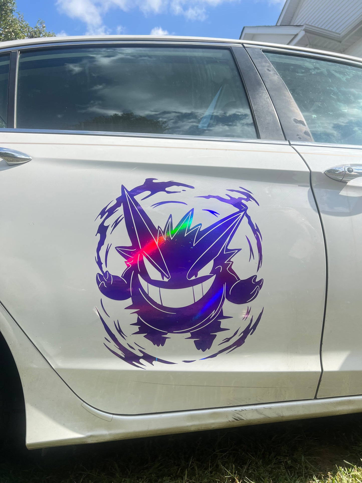 Gengar Large Car Graphic Decal | Vinyl Car Truck Wall Decals | Stickers | Removable | SVG |Mothers day |Birthday Gift | Fathers Day Gift