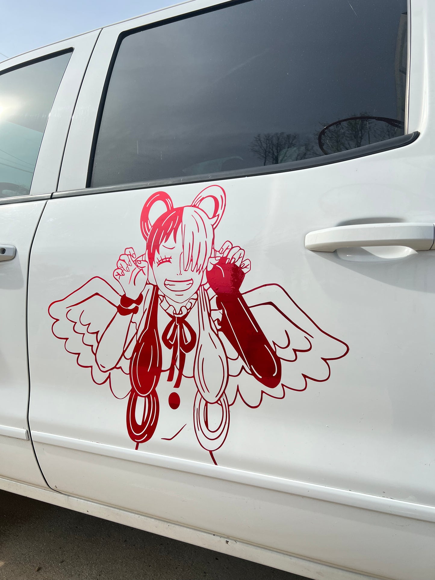 Girl 1piece  Large Anime Car Graphic | Anime | Vinyl Car Truck Wall Decals | Stickers | Removable | SVG | Birthday Gifts | Fathers Day Gift