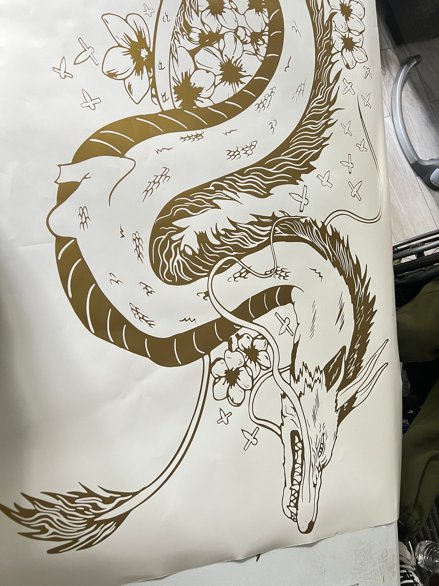 Dragon Large Decal Vinyl For Cars Trucks Wall Decals | Stickers | Removable | SVG | Mothers day Gifts |Birthday Gifts | Fathers Day Gift