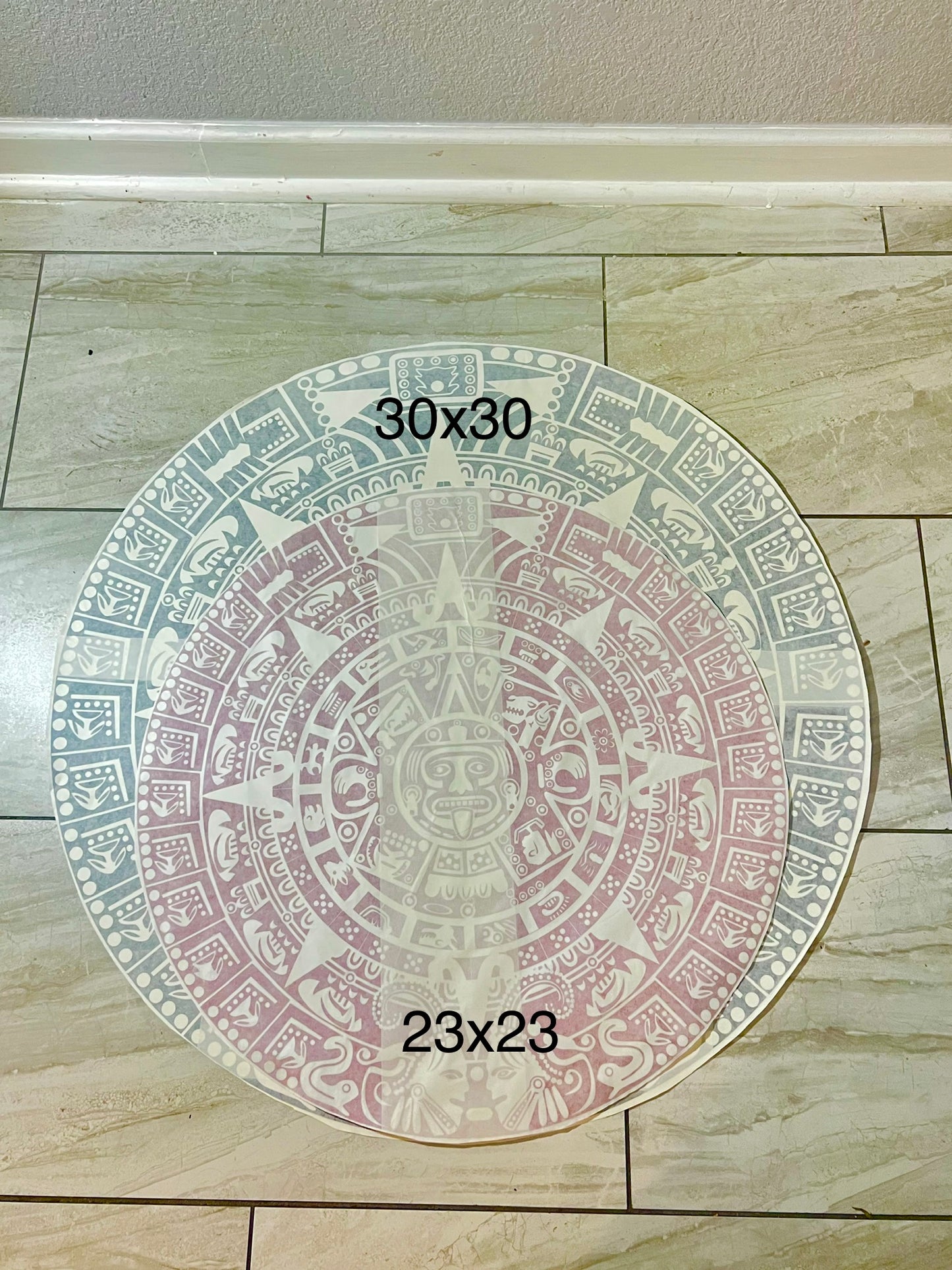 Aztec Calendar Large Car Graphic Decal | Vinyl Car Truck Wall Decals | Stickers | Removable | SVG |Mothers day |Birthday Gift | Fathers Day Gift