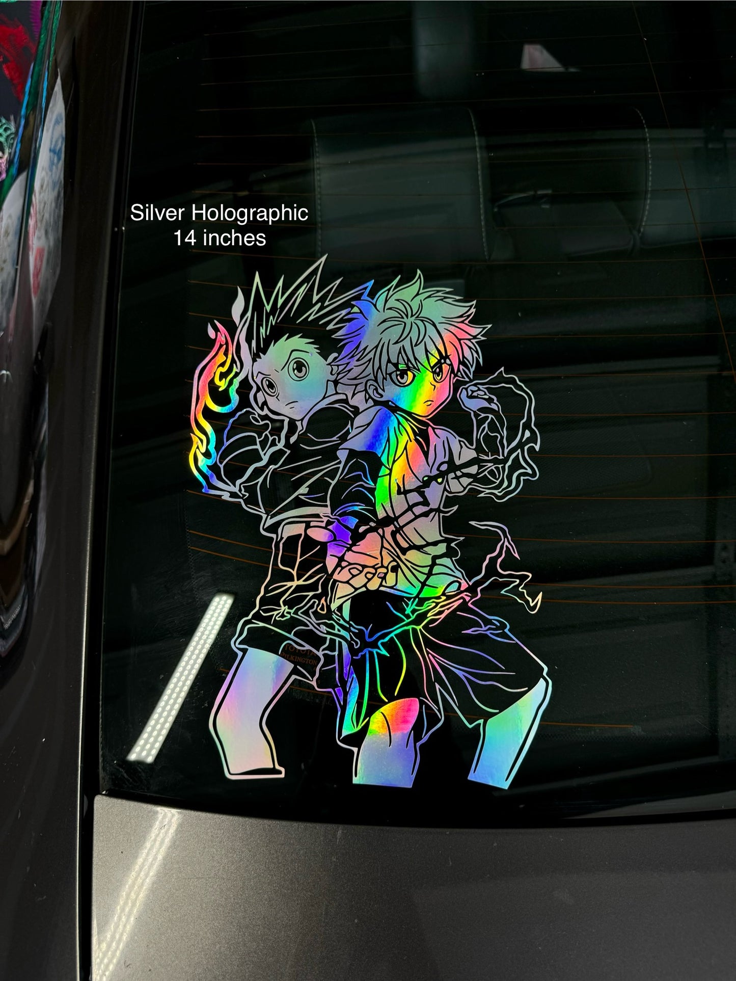 HUNTER X HUNTER Large Car Graphic Decal | Vinyl Car Truck Wall Decals | Stickers | Removable | SVG |Mothers day |Birthday Gift | Fathers Day Gift