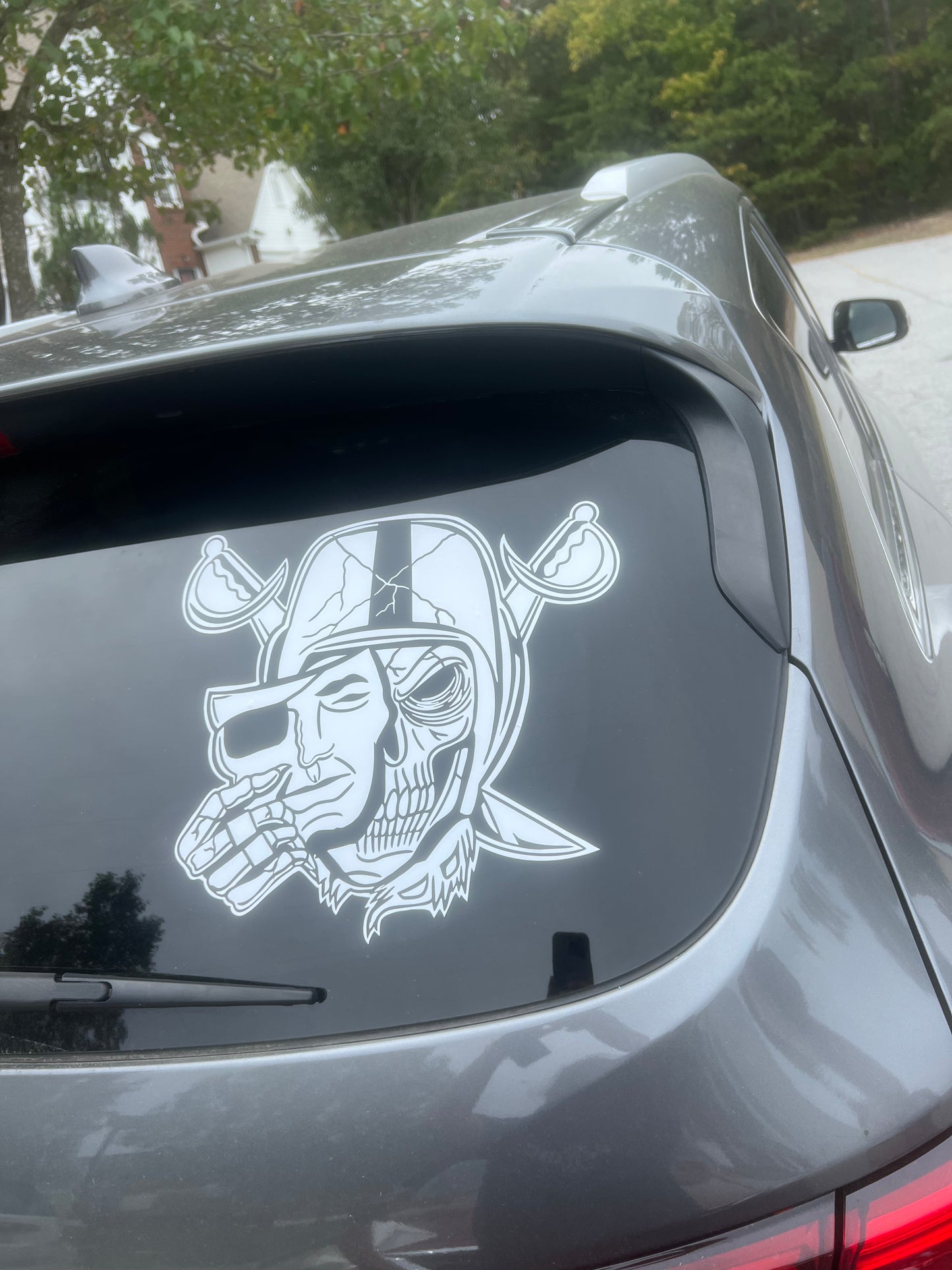 Raiders Car Graphic Decal | Vinyl Car Truck Wall Decals | Stickers | Removable | SVG |Mothers day |Birthday Gift | Fathers Day Gif