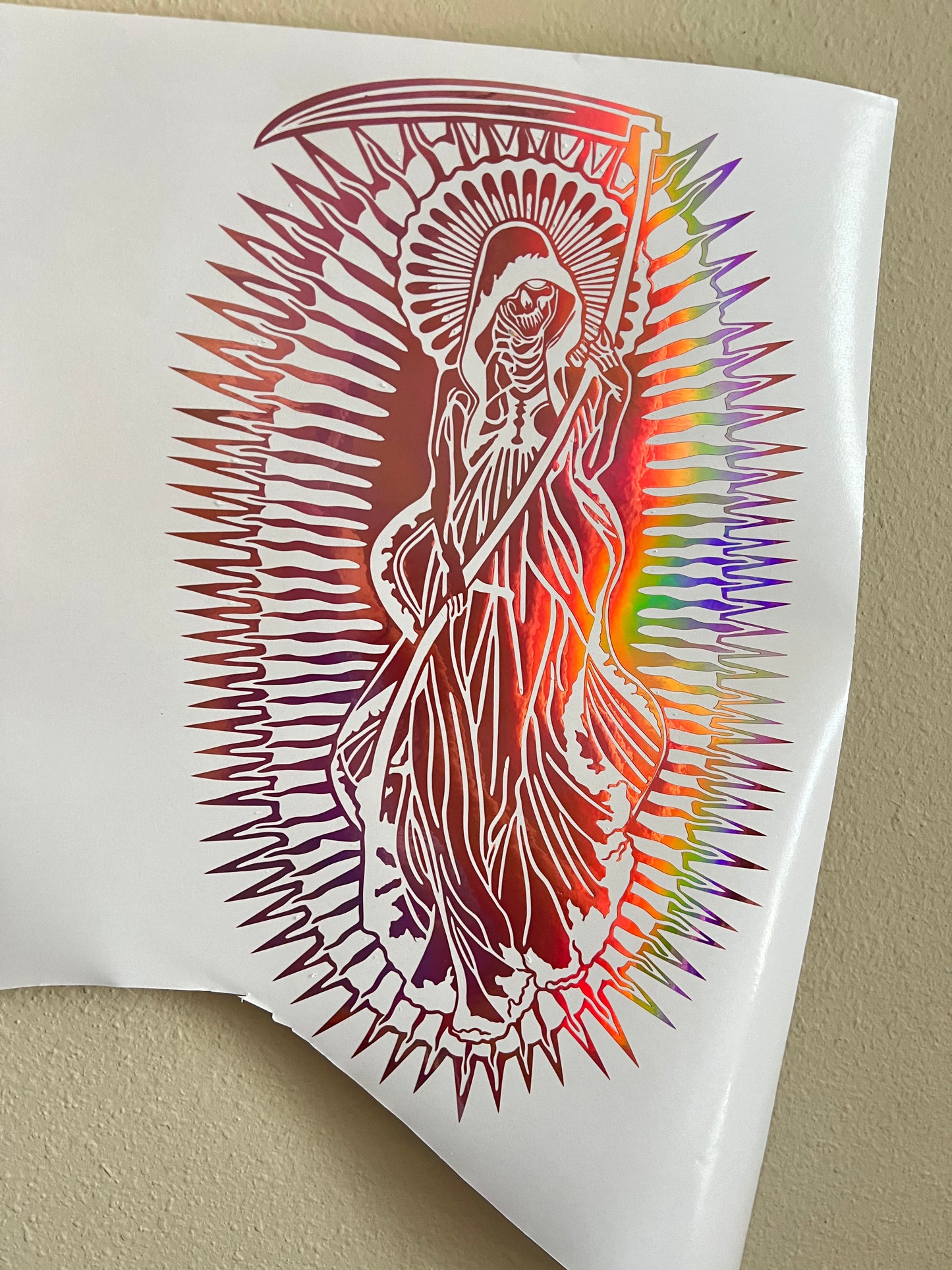 Santa Muerte 2 Large Car Graphic Decal | Vinyl Car Truck Wall Decals | Stickers | Removable | SVG |Mothers day |Birthday Gift | Fathers Day Gift