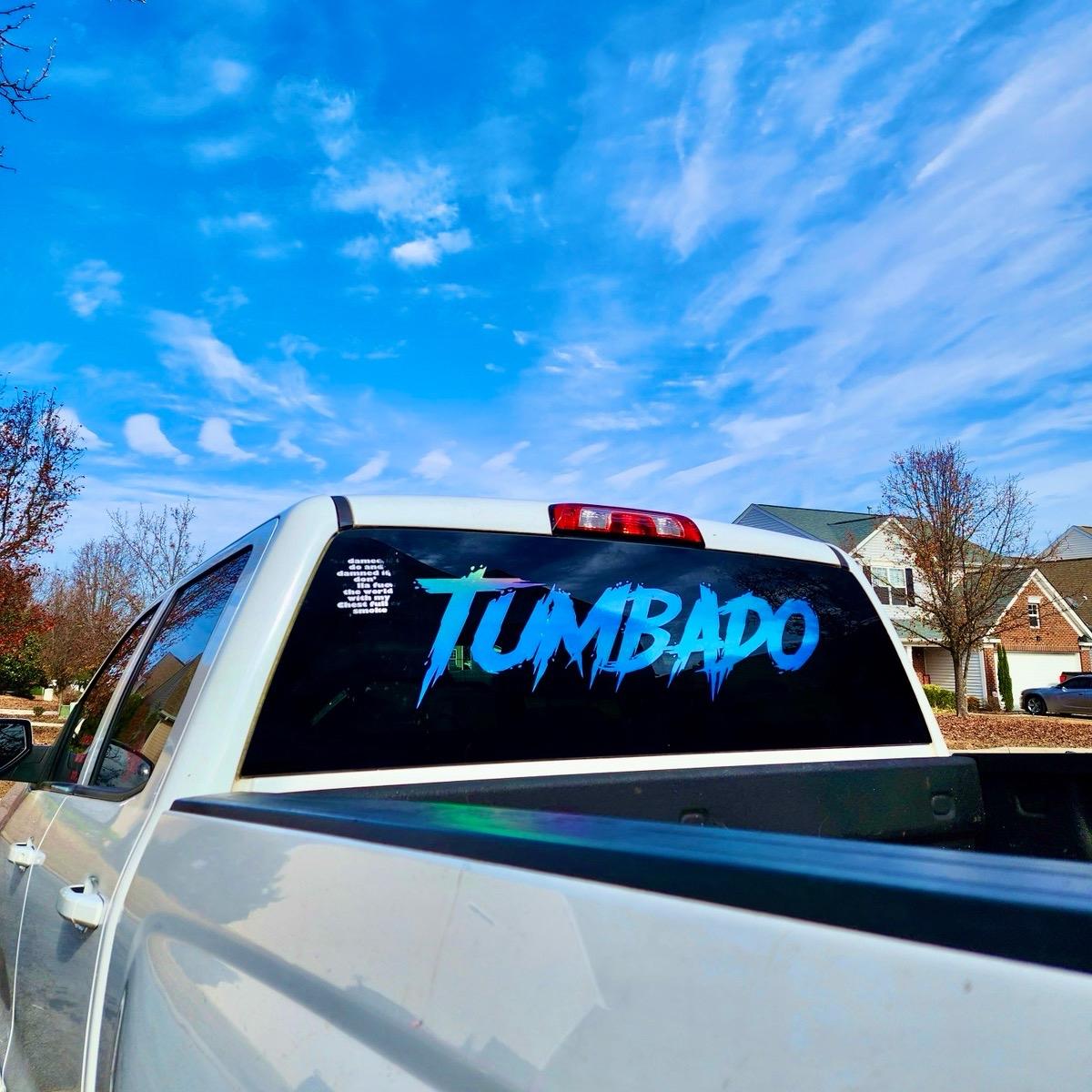 TUMBADO words Decal Sticker Decal Sticker for Car, Glass Doors, and Walls - Different Sizes Available - Multiple Colors Available - Easy Installation